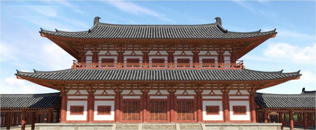 동궁과 월지 복원조감도(정전 복원) (2)