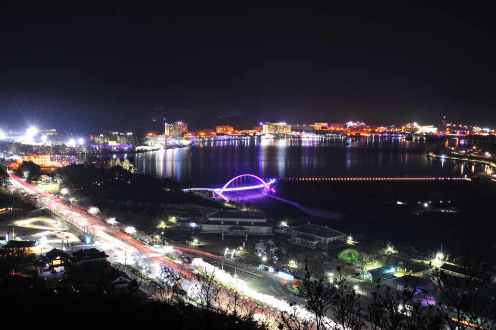 보문단지 야경